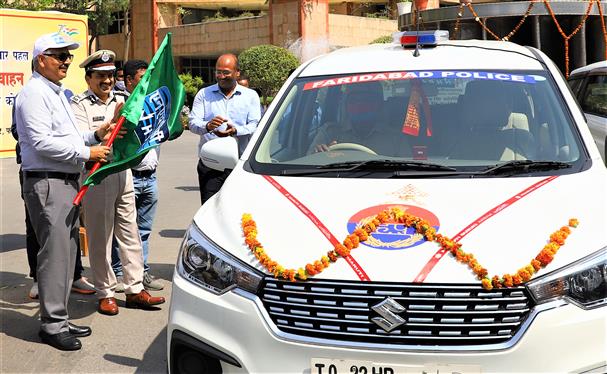NHPC donates patrolling vehicles to Haryana Police