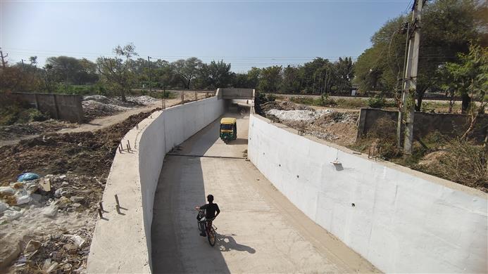 Panchkula: Half-done Sector 19 railway underpass opened for 'trials'