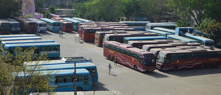 Day 2 of strike, Haryana state bus services hit partially