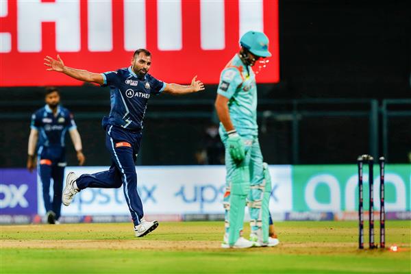 Mohammad Shami and Rahul Tewatia shine as Gujarat hand Lucknow Super Giants five-wicket defeat
