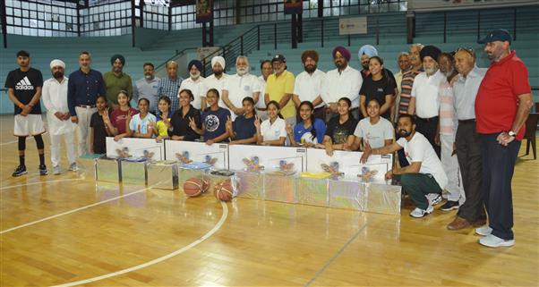 Punjab girls’ basketball team honoured