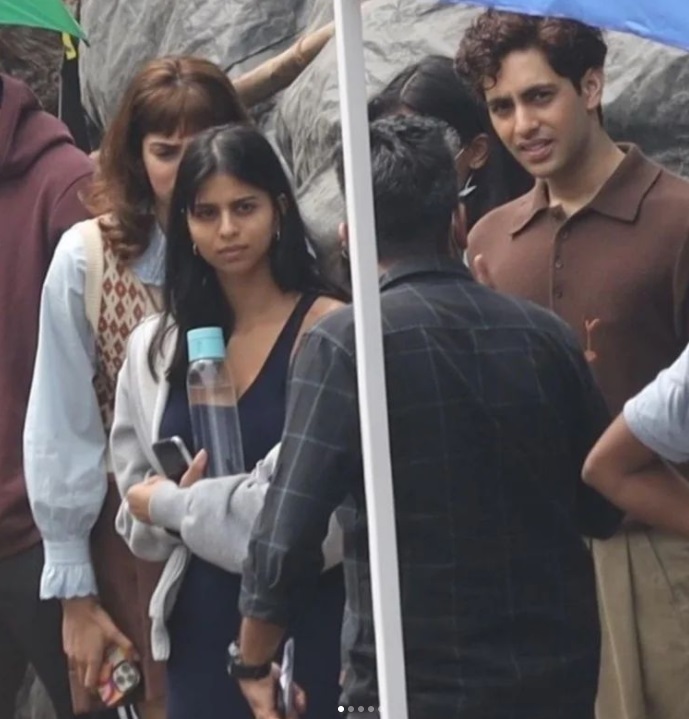 First pictures of Suhana Khan and Khushi Kapoor and Agastya Nanda as Veronica, Betty and Archie tell that filming of Archie Comics’ Bollywood version has begun