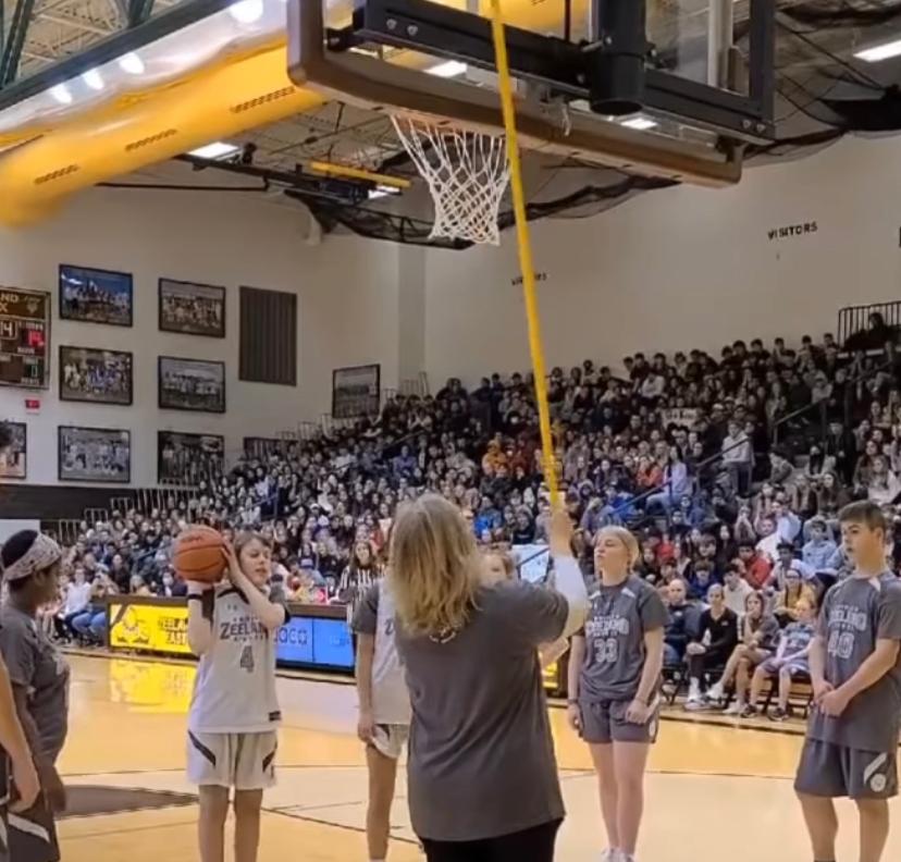 Viral video: Blind student scores in basketball game, watch the entire school erupt in joy