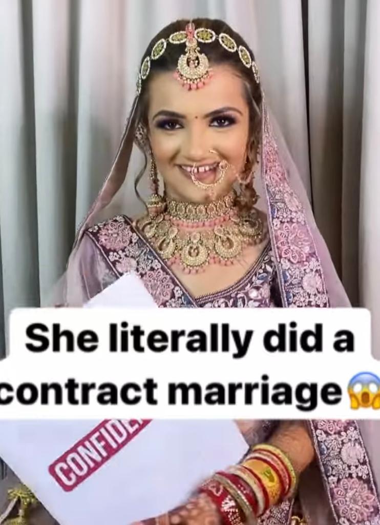 Bride asks groom to sign agreement on court paper to do these things after  marriage, video