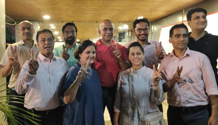 Duggal panel sweeps Chandigarh Press Club polls, bags all nine seats