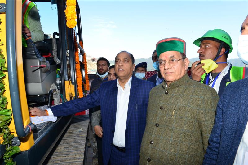 Foundation stone laid, work on Dhalli tunnel commences