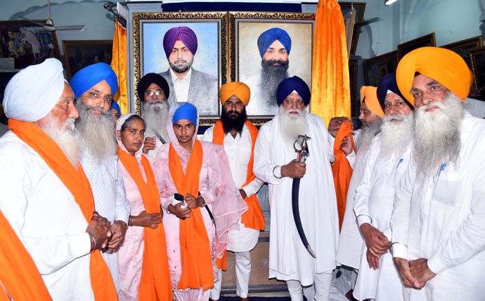 2 Behbal Kalan victims' portraits installed at Sikh museum at Golden Temple