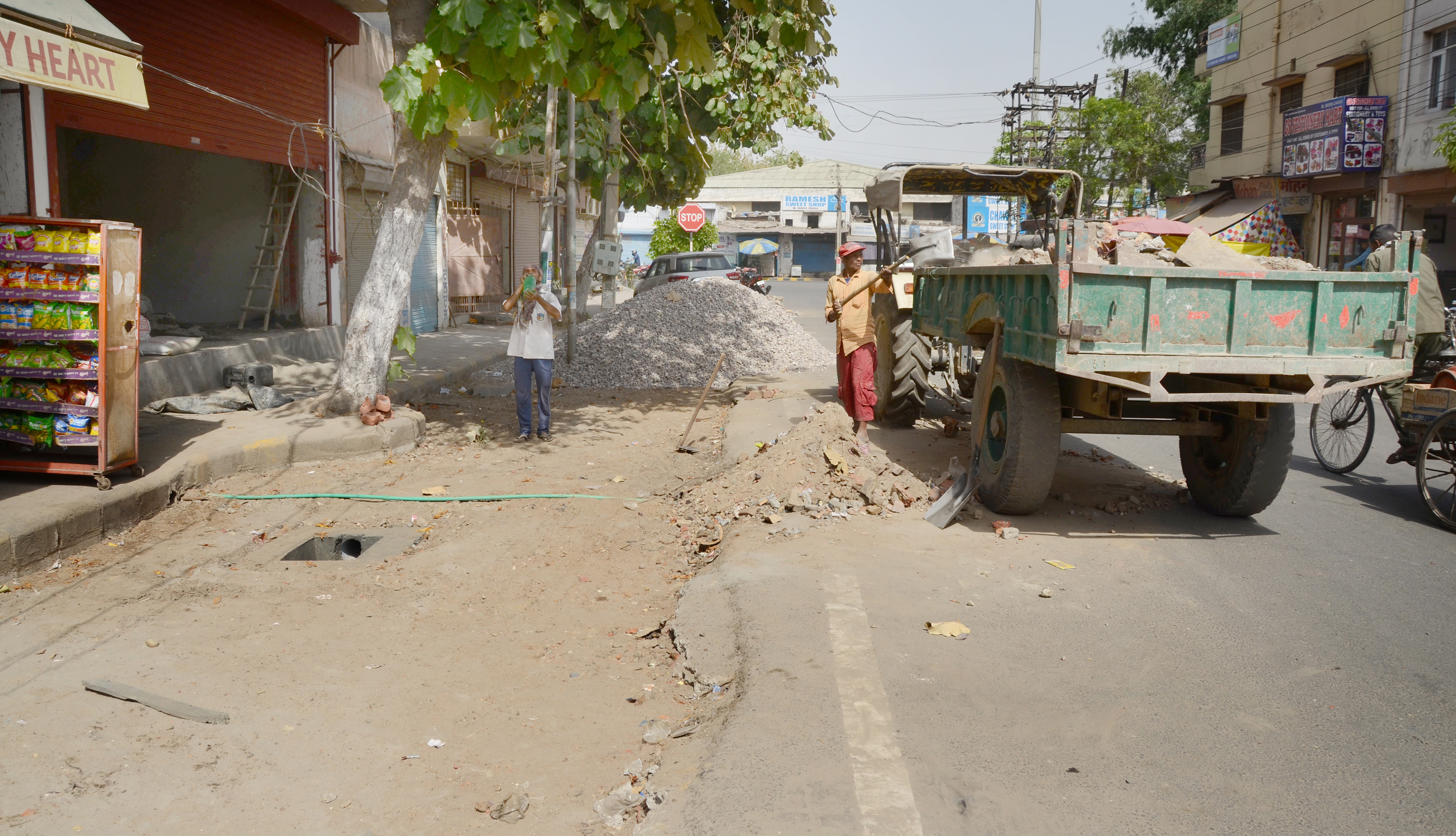 Jalandhar: Sodal road residents flay MC move on replacing tiles with CC flooring