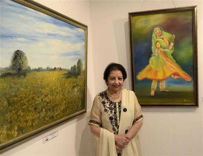 Echoes of Kashmir in UT artist's paintings