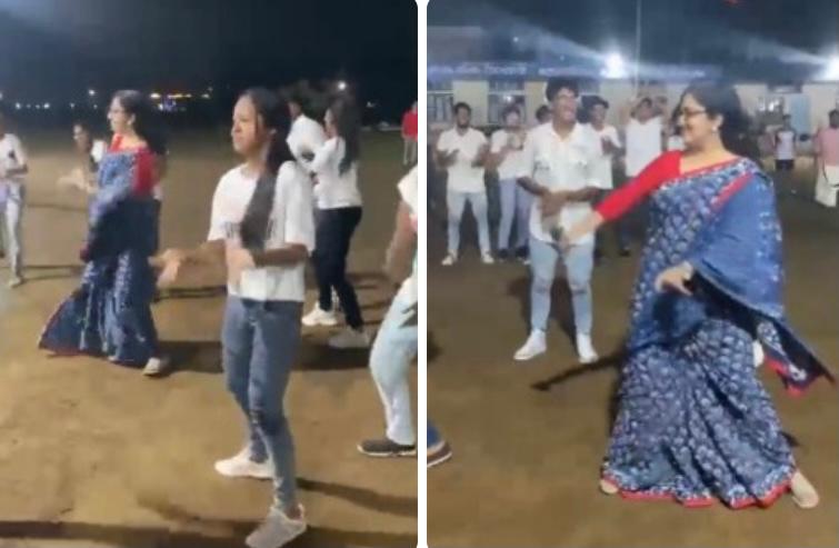 Kerala IAS officer grooves to 'Nagada Sang Dhol' with students in a college arts festival, see viral video