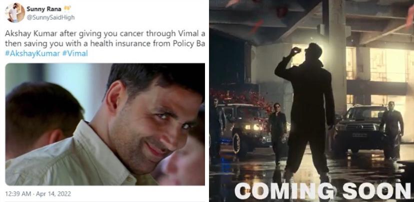 Netizens school Akshay Kumar for joining Vimal pan masala ad as he earlier dissed usage of such products