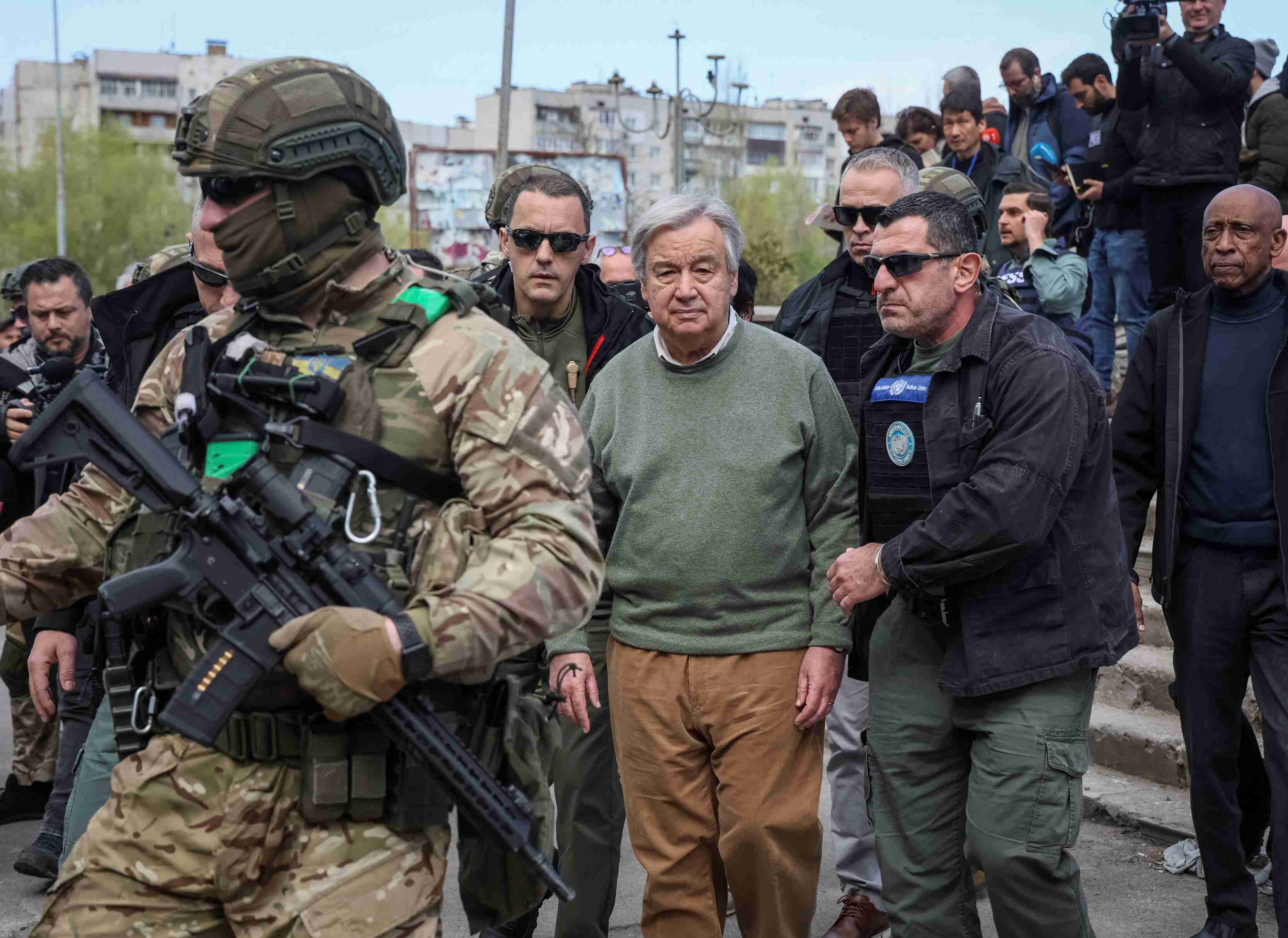 UN chief Guterres tours Ukraine; backs thorough investigation into war crime allegations by ICC