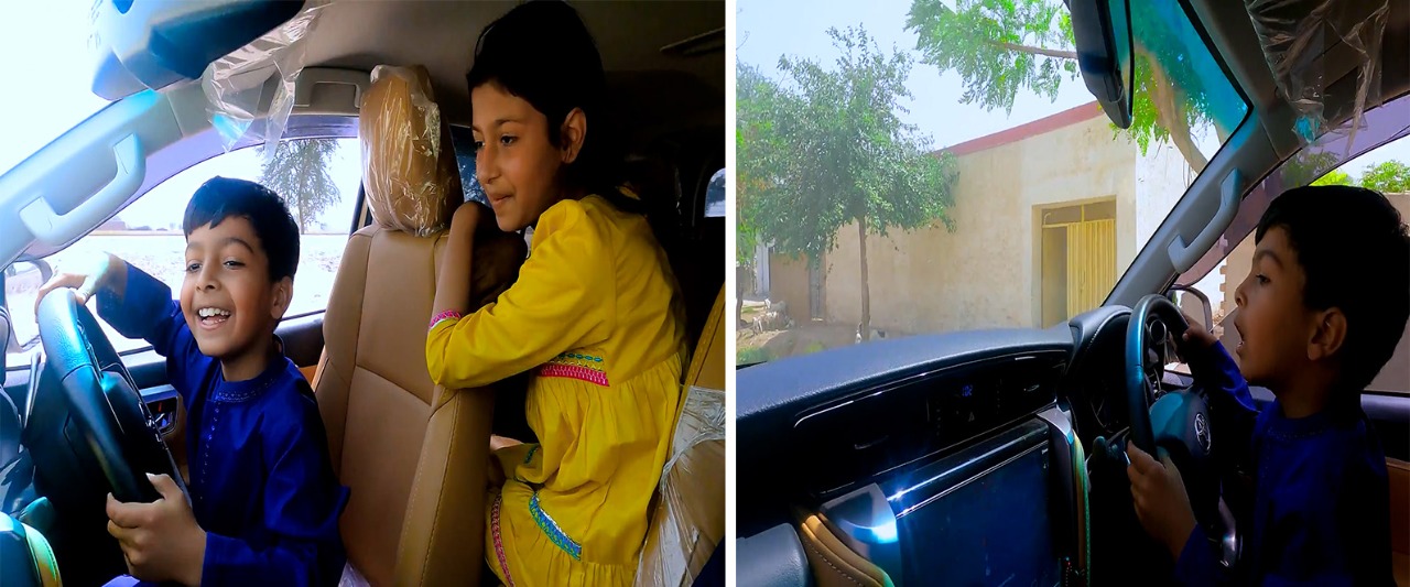 Video: 8-year-old Pak boy drives Toyota Fortuner with only 10-year-old  sister for
