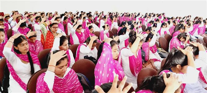 Yoga, meditation camp organised in Hoshiarpur