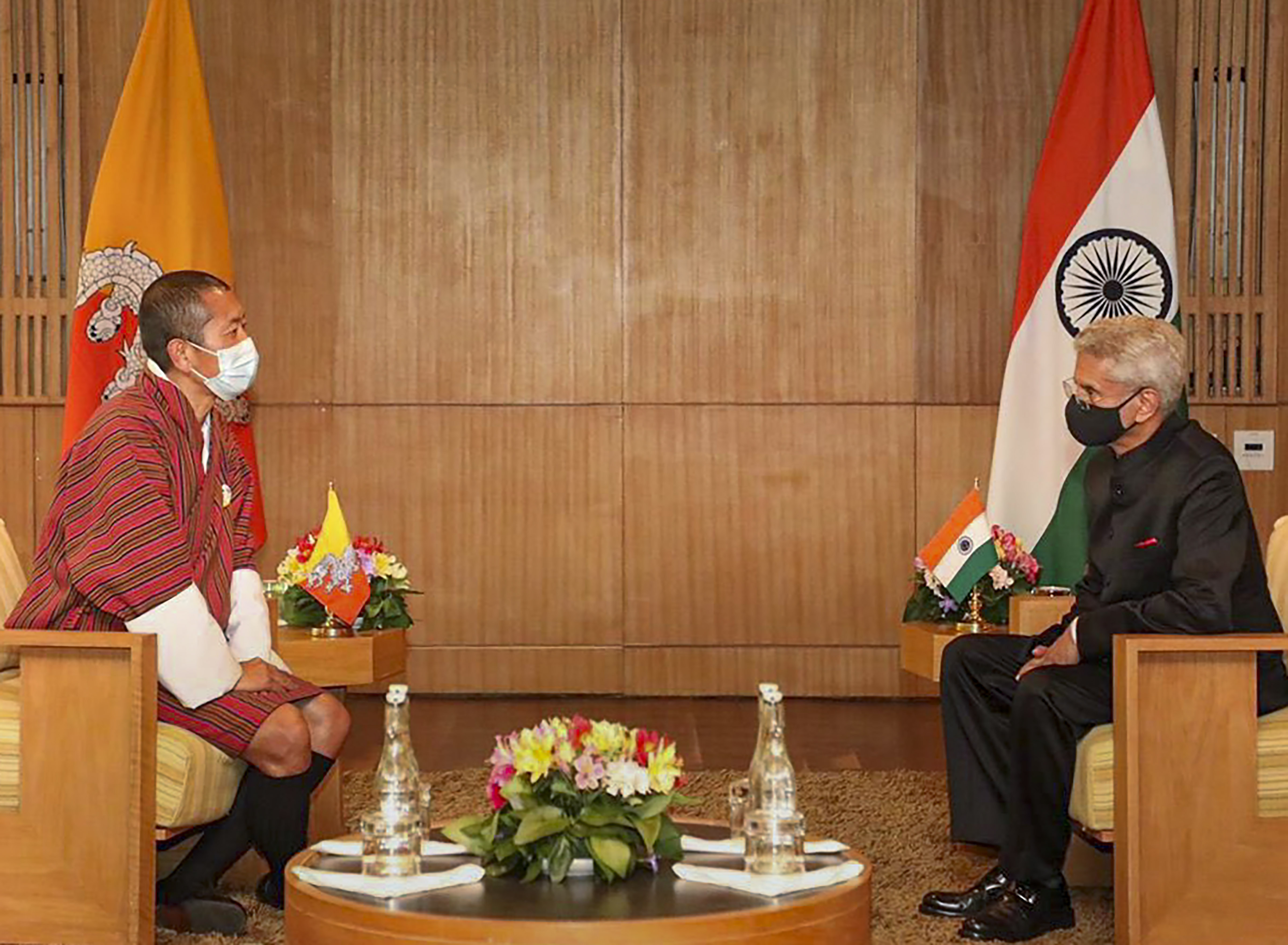 EAM Jaishankar discusses global & regional developments with Bhutan PM