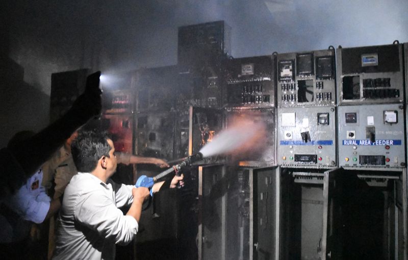 Substation fire leaves Chandigarh areas powerless