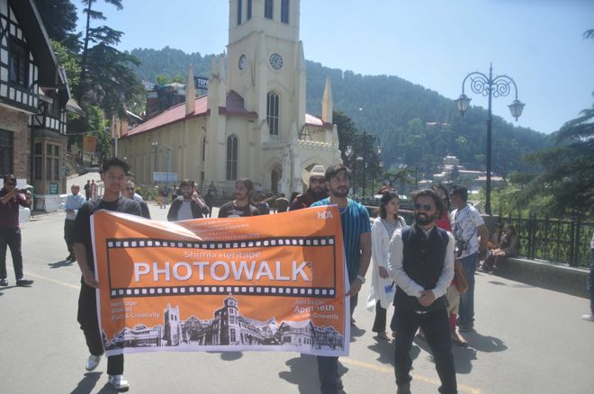 'Photo walk' held in Shimla to observe Heritage Day