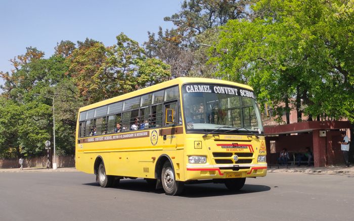 Hiccups in school bus service in Chandigarh on first day, parents harried