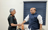 Gen Naravane contributed in strengthening India’s military preparedness: Rajnath Singh