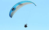 Paraglider rescued