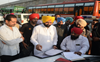Surprise check by Transport Minister Laljeet Singh Bhullar in Jalandhar