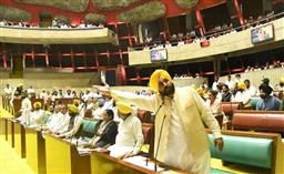 For once, Punjab MLAs from AAP, Congress and SAD come together against Centre's claim on Chandigarh, BJP walks out