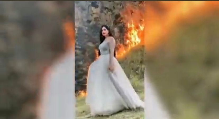 Pakistani TikTok star backfired over forest fire clip as country reels under intense heatwave