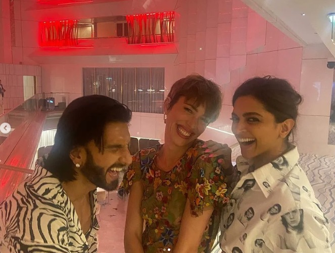 Ranveer Singh reaches Cannes to be with Deepika Padukone, couple parties with Rebecca Hall