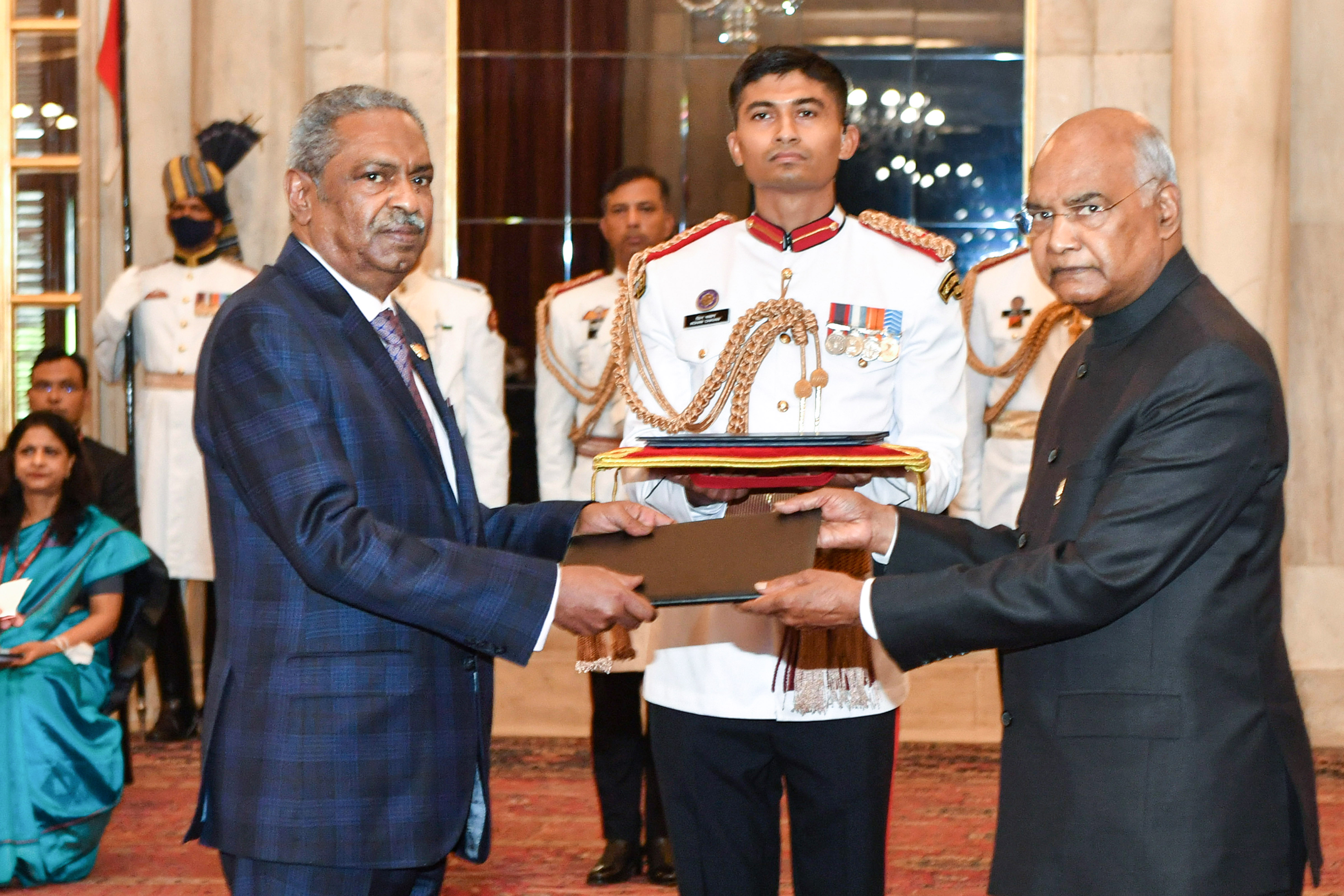 3 envoys present credentials to President Ram Nath Kovind