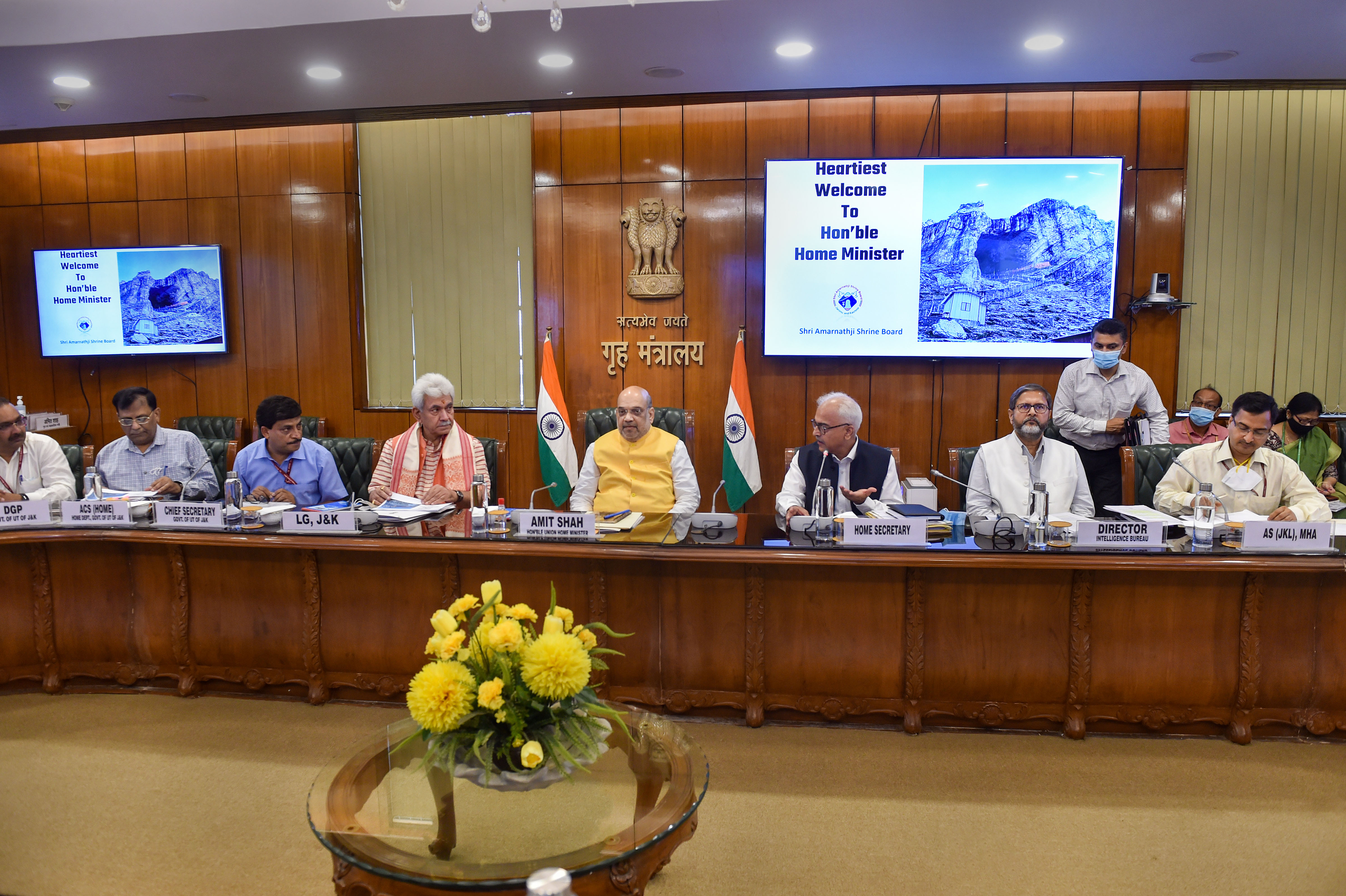 Home Minister Amit Shah reviews J-K situation at high-level meeting