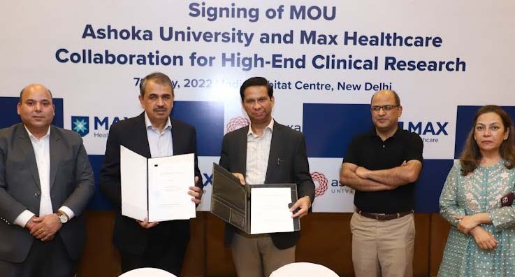 Ashoka University, Max hospital sign MoU