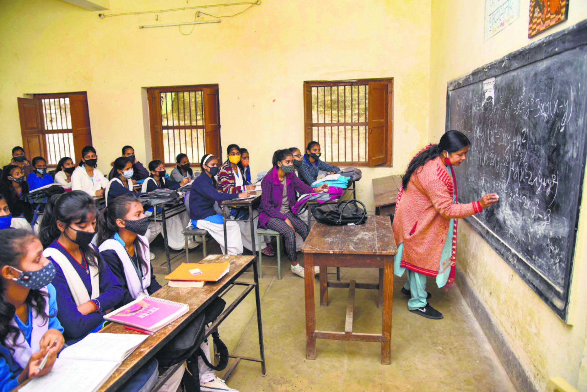 Haryana performs better than Delhi in all subjects in Class III, V, VIII, X