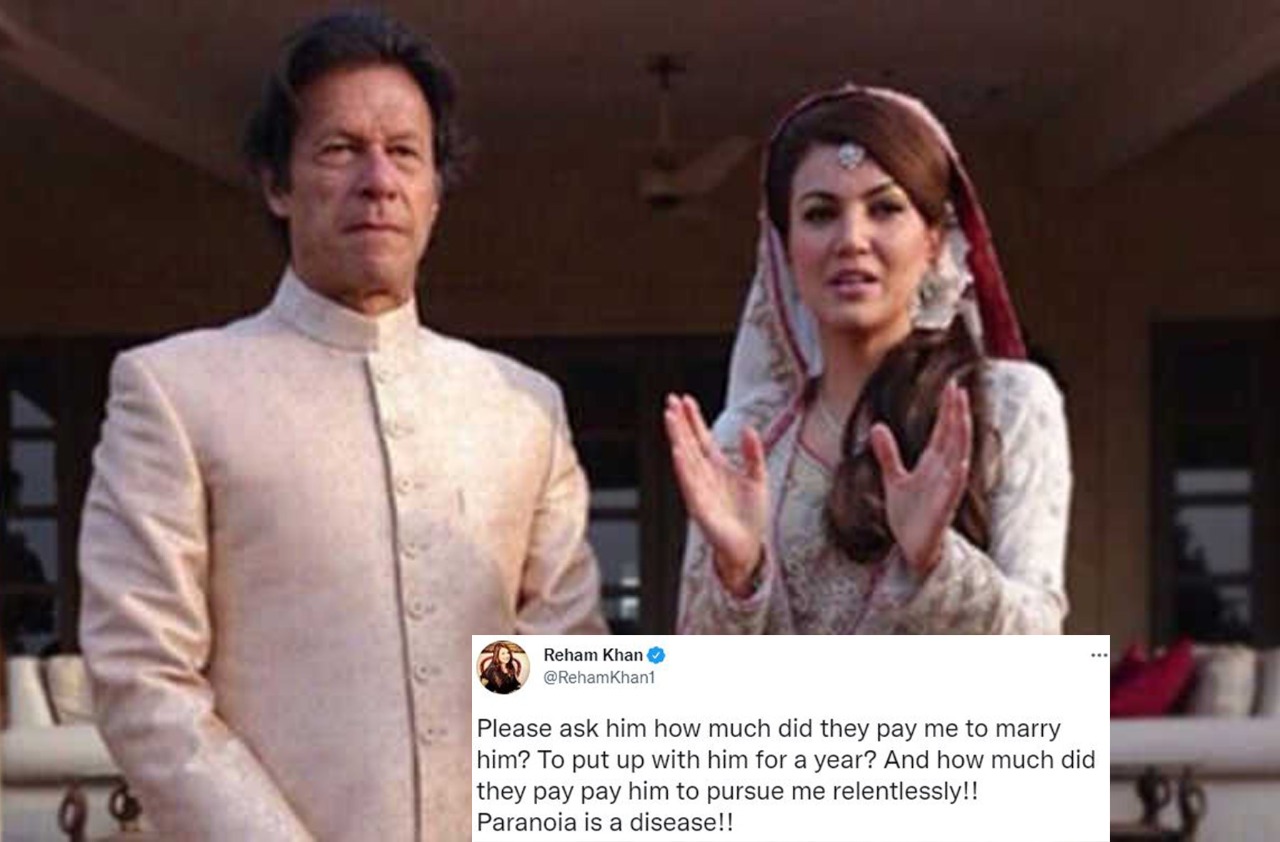 Imran Khan says 'enemies paid his second wife'; Reham Khan replies 'ask him how much did they pay me to marry him'