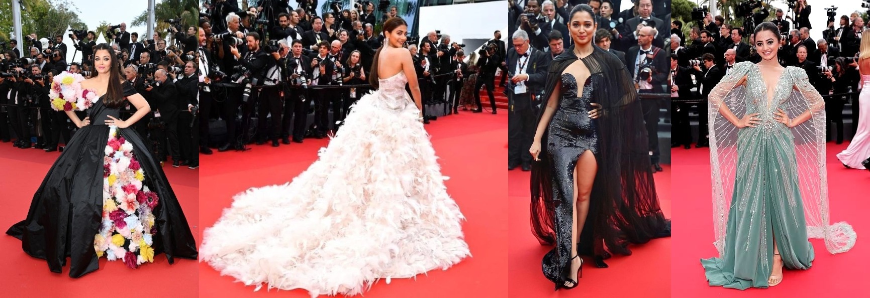 Cannes 2022: Aishwarya Rai Bachchan, Pooja Hegde, Tamannah Bhatia and Helly Shah spell magic on red carpet