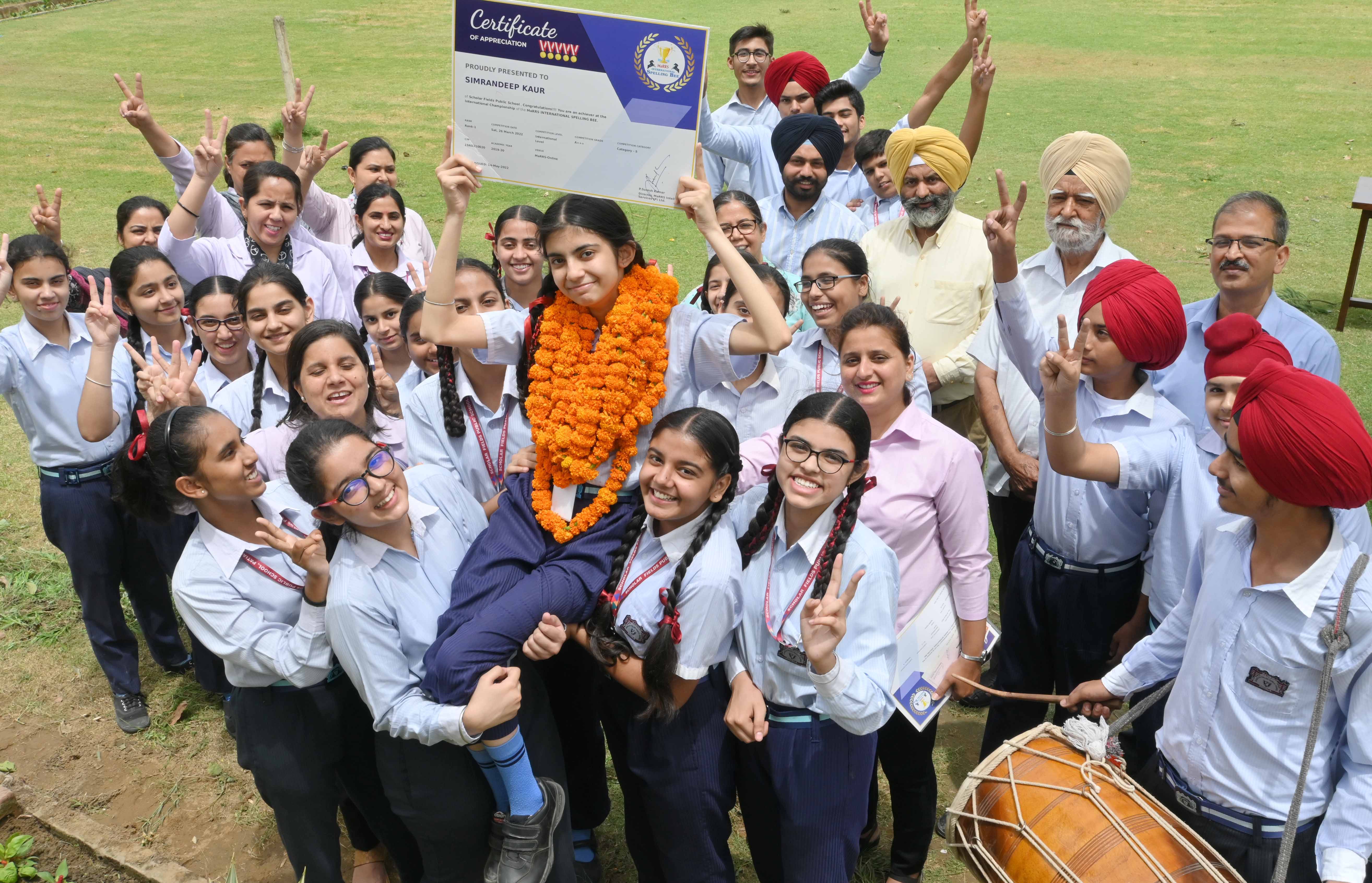 Patiala: Simrandeep Kaur wins Spelling Bee contest