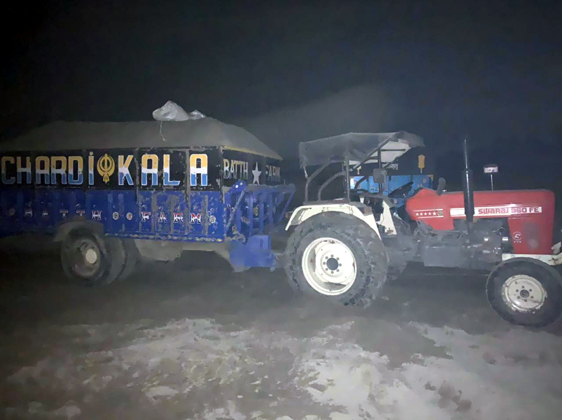 3 trailers laden with sand seized in Moga