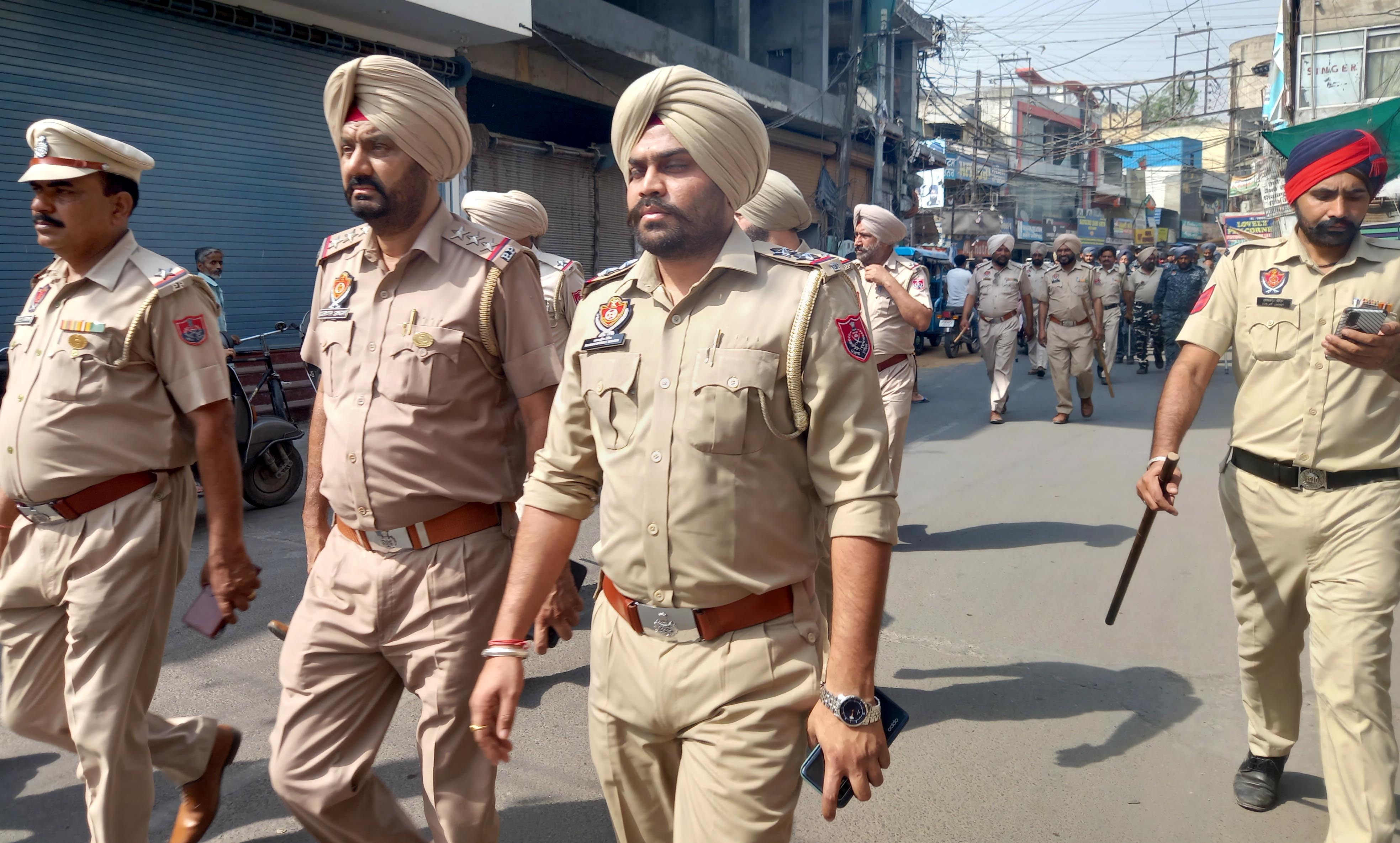 Police hold flag march in Patiala district
