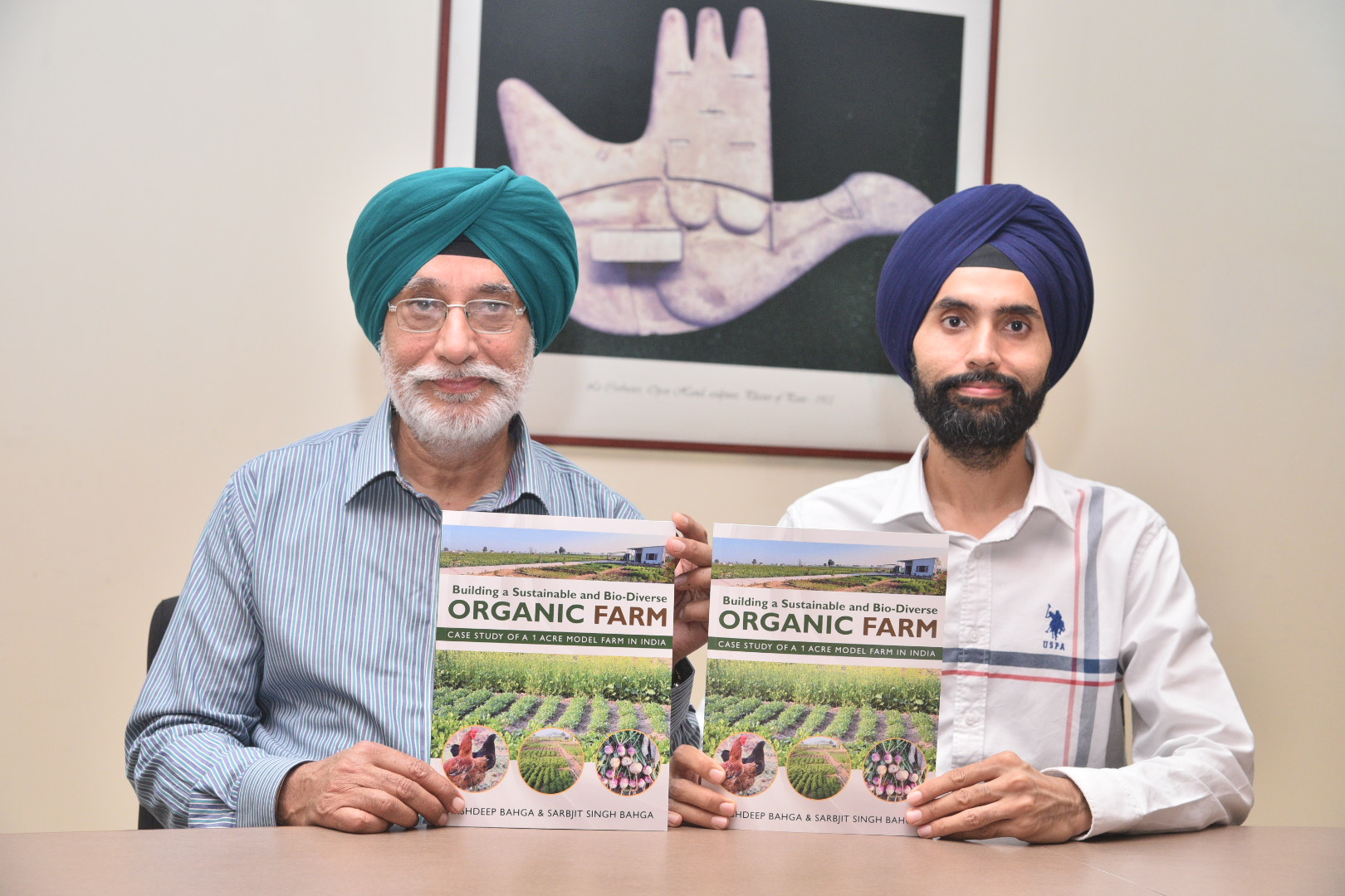 Arshdeep Bahga and Sarbjit Bahga have launched a memoir on improving farmers' livelihoods