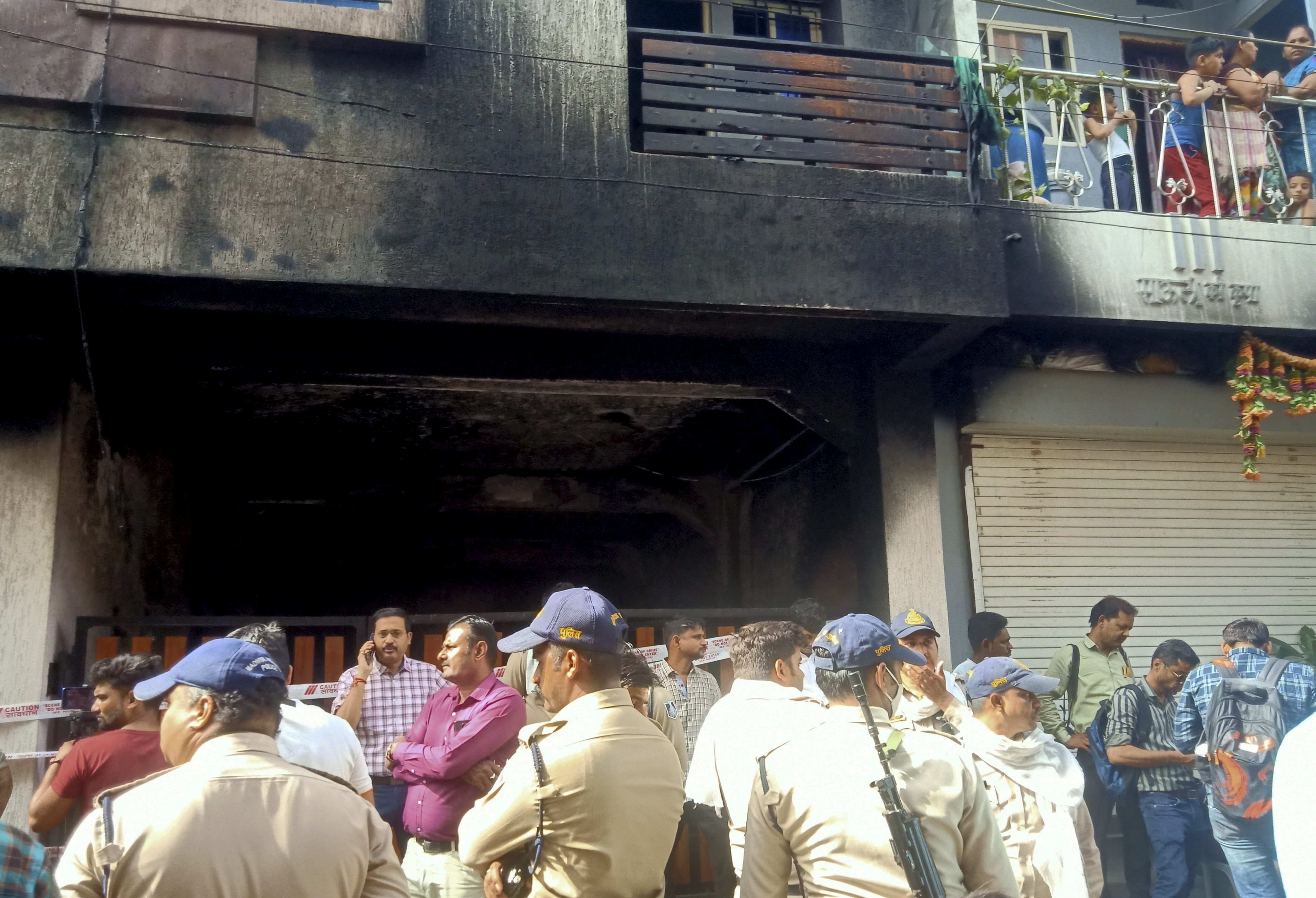 Seven dead in fire at Indore building; cops probe leads suggesting jilted lover started it by torching a vehicle