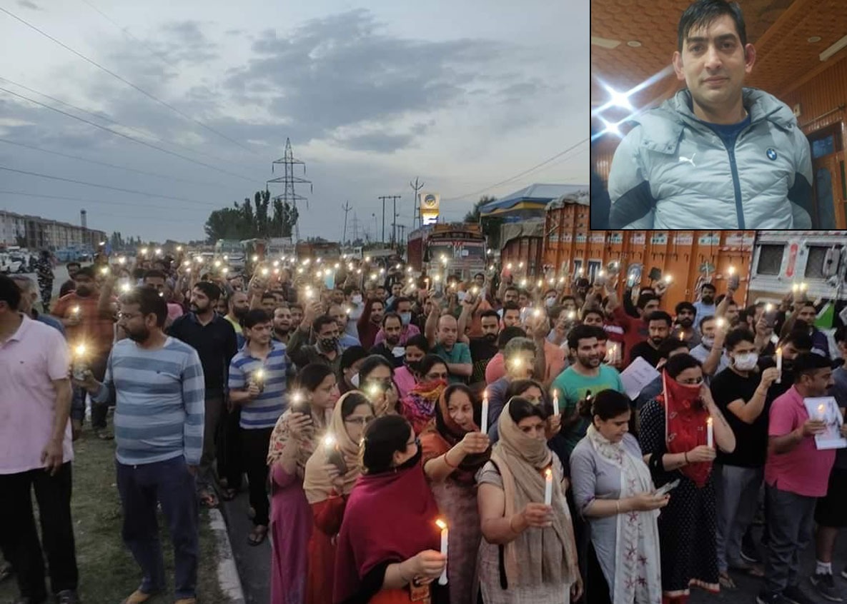 Police use batons, teargas to quell protest over killing of Kashmiri Pandit employee at govt office
