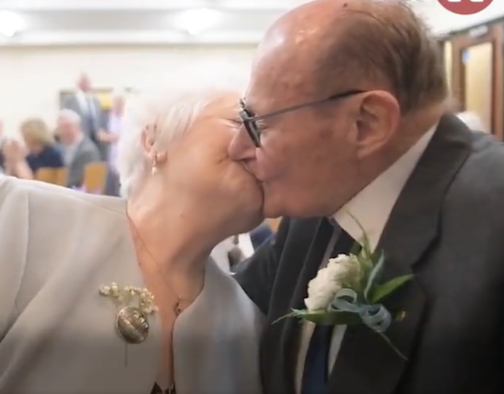It's never too late; 95-year-old UK man gets married for the first time to 84-year-old sweetheart