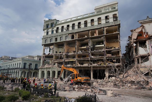 22 killed in blast at iconic Havana hotel; gas leak blamed