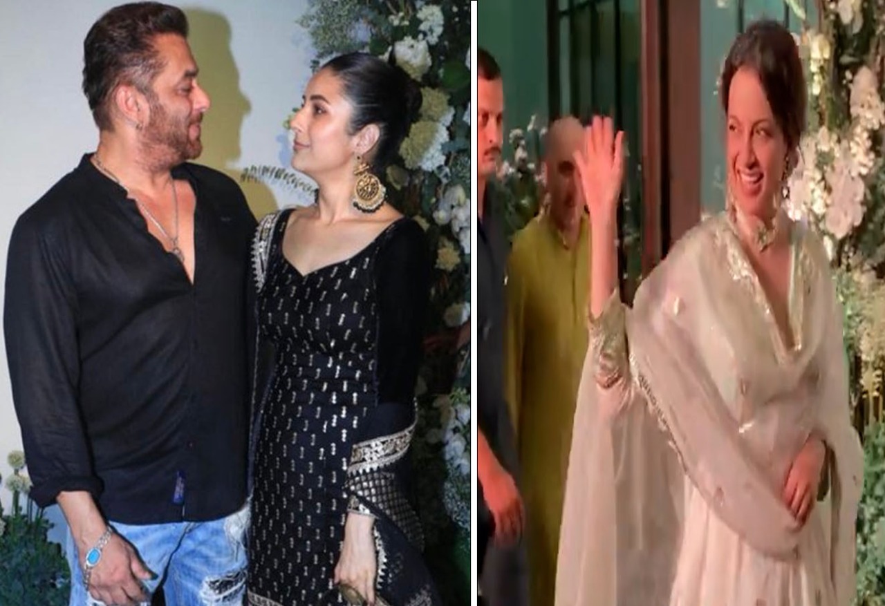 Salman Khan, Shehnaaz Gill, Kangana Ranaut dazzle at Arpita Khan's star-studded Eid bash