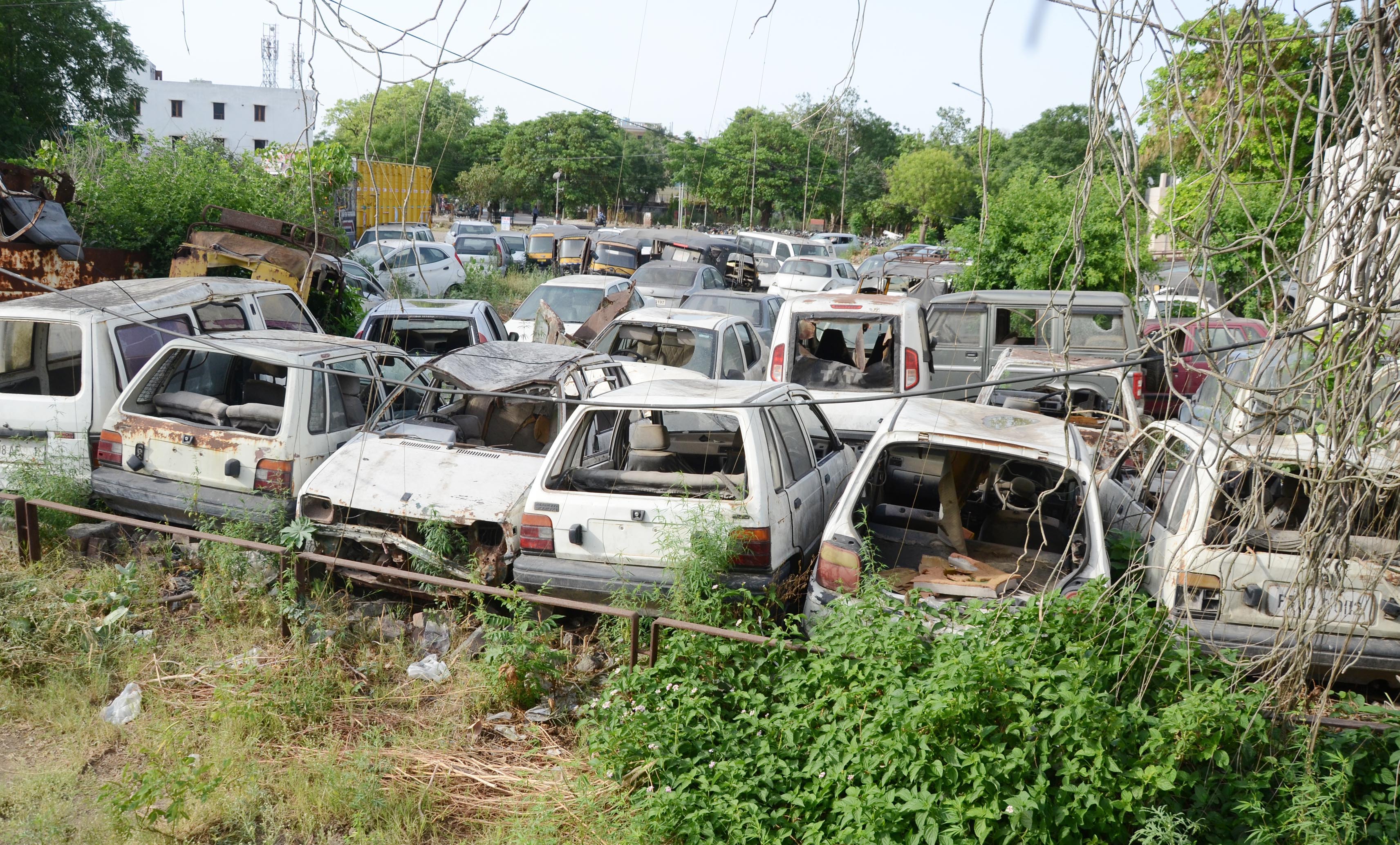 Scrapyards? Seized vehicles pile up at police stations in Jalandhar district