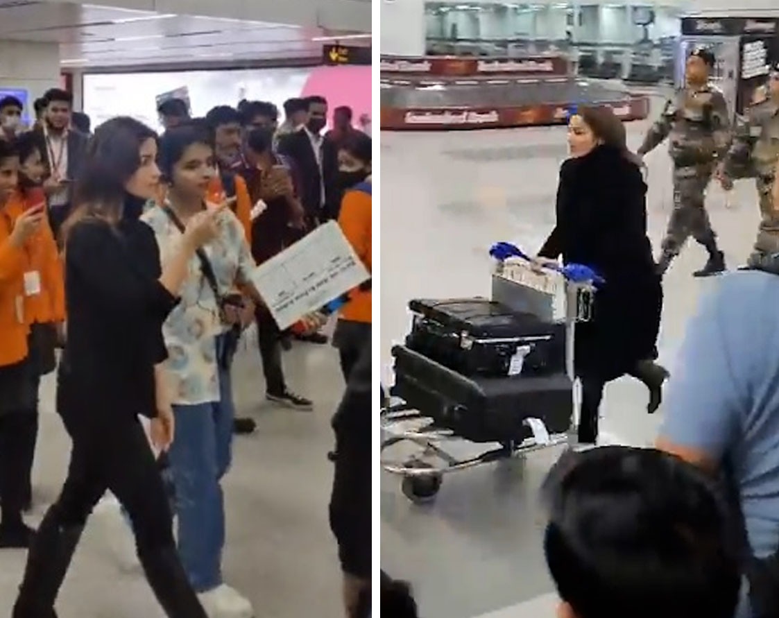 Viral video: What's got Alia Bhatt running at Delhi airport with all the luggage? Travellers are clueless