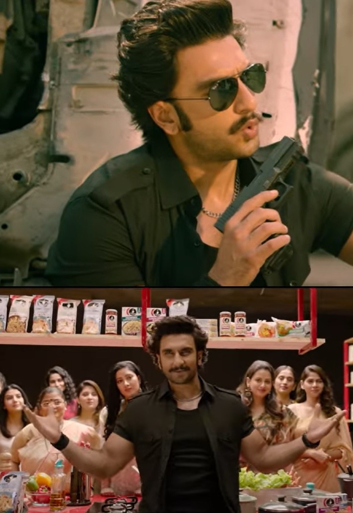 Imagine Ranveer Singh in 'desi noodles' commercial that too Rohit Shetty style… Can't? Watch this video