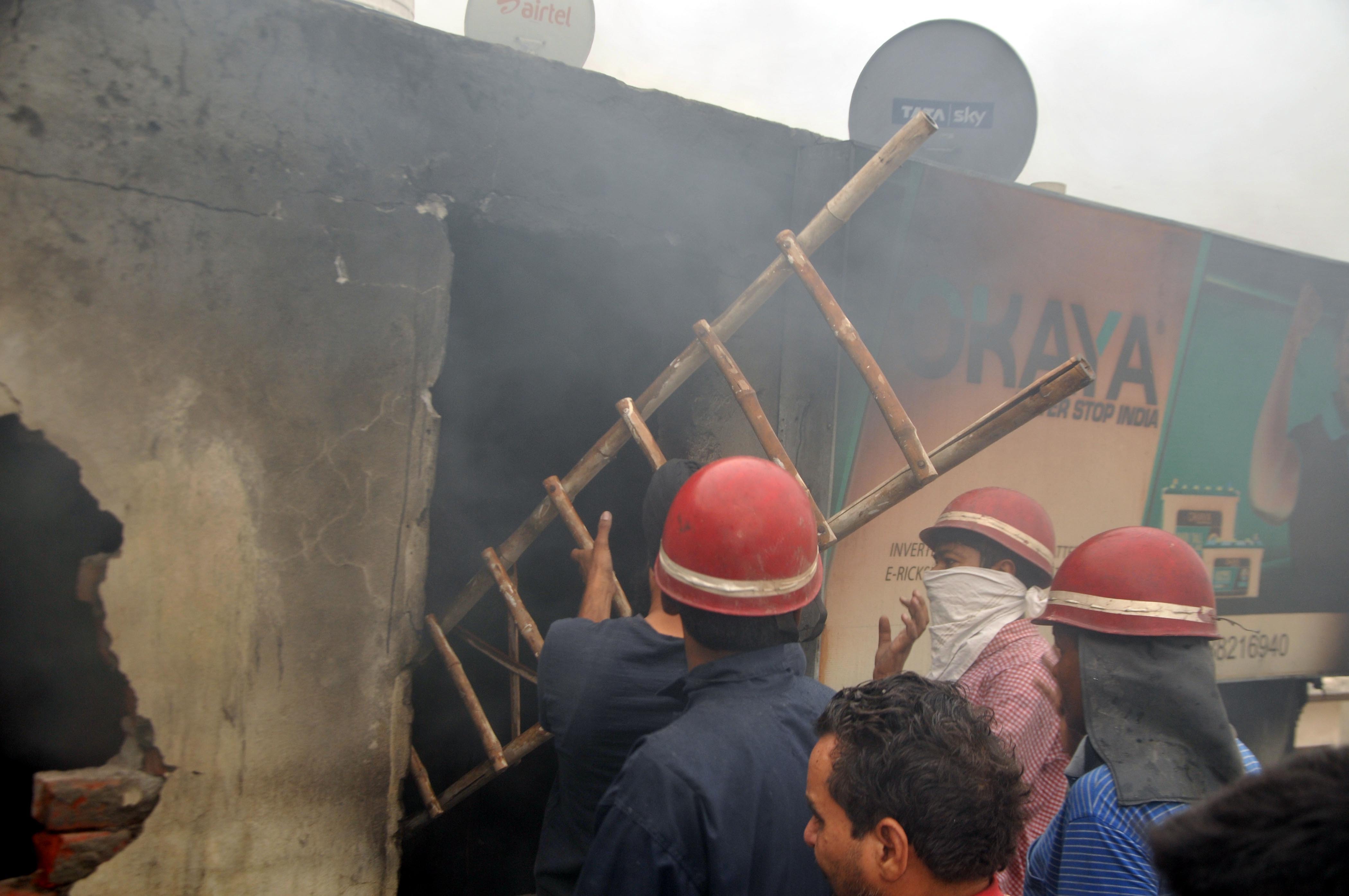 Electronics goods gutted in fire in Amritsar