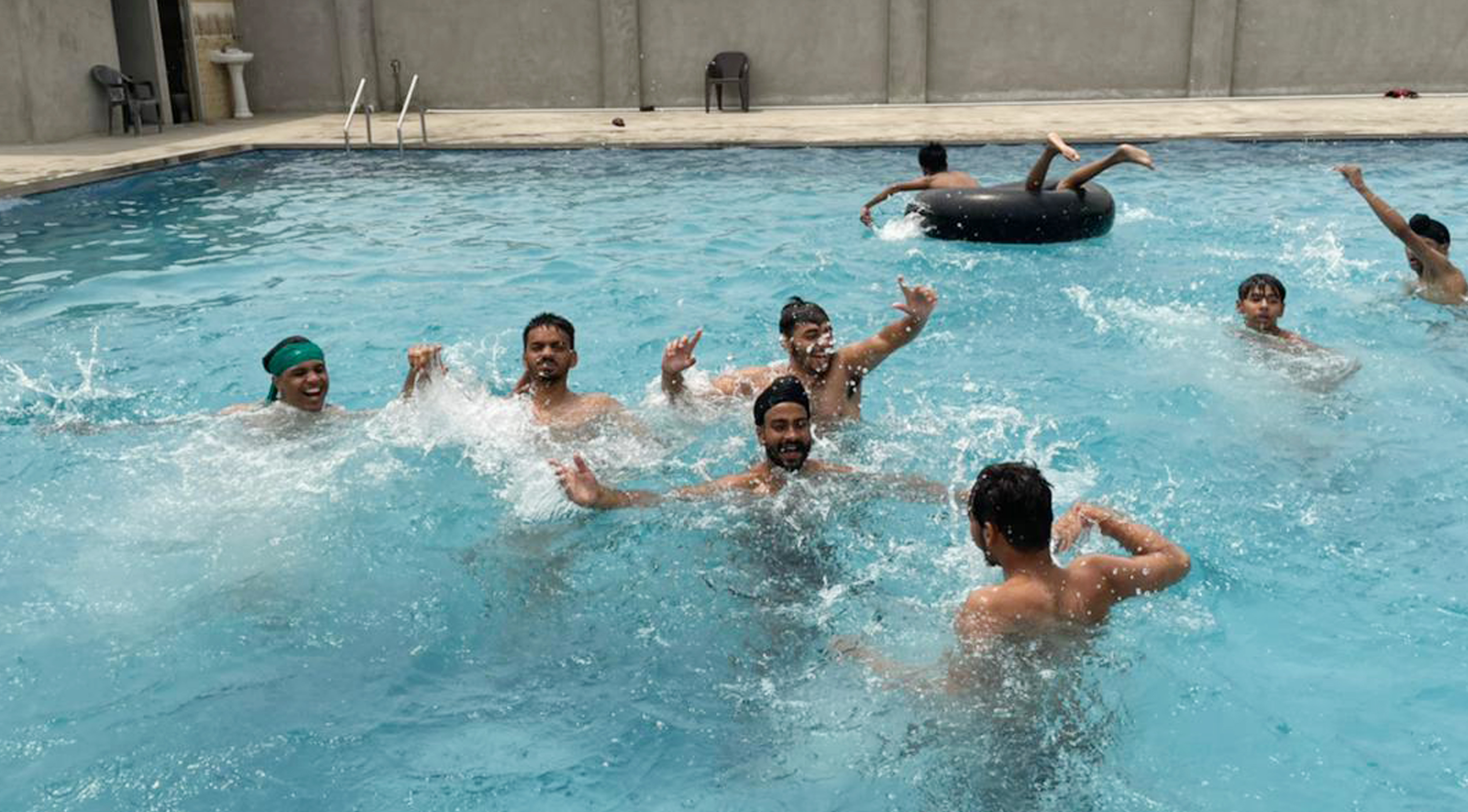 Private swimming pools give Amritsar residents a big respite from sweltering heat