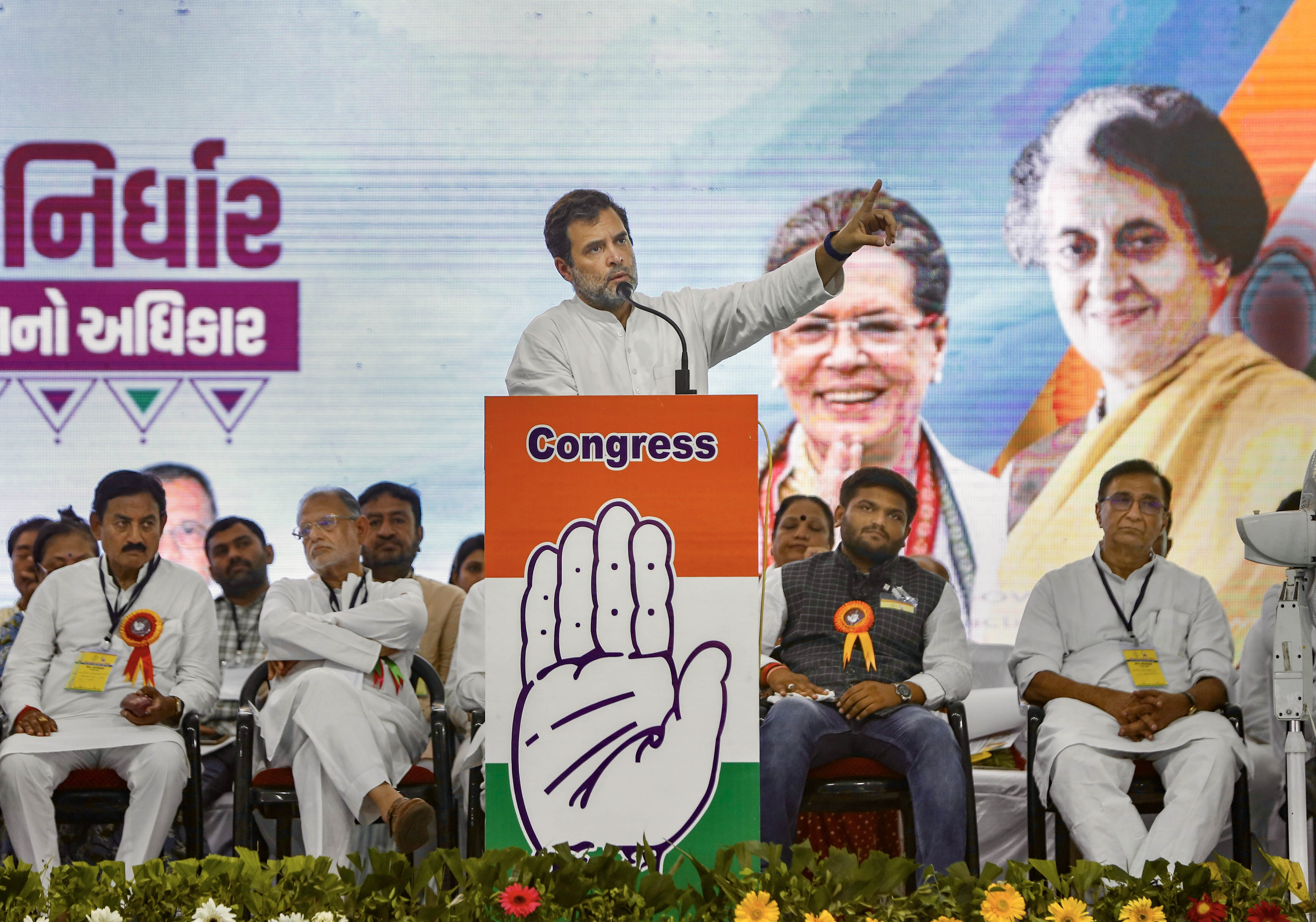 Gujarat poll: Rahul Gandhi kicks off campaign, woos tribals
