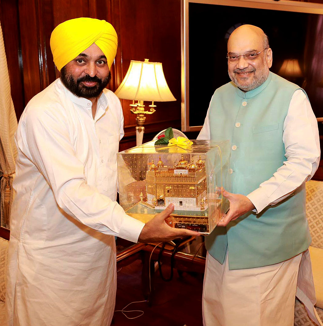 Punjab CM Bhagwant Mann meets Amit Shah, takes up MSP